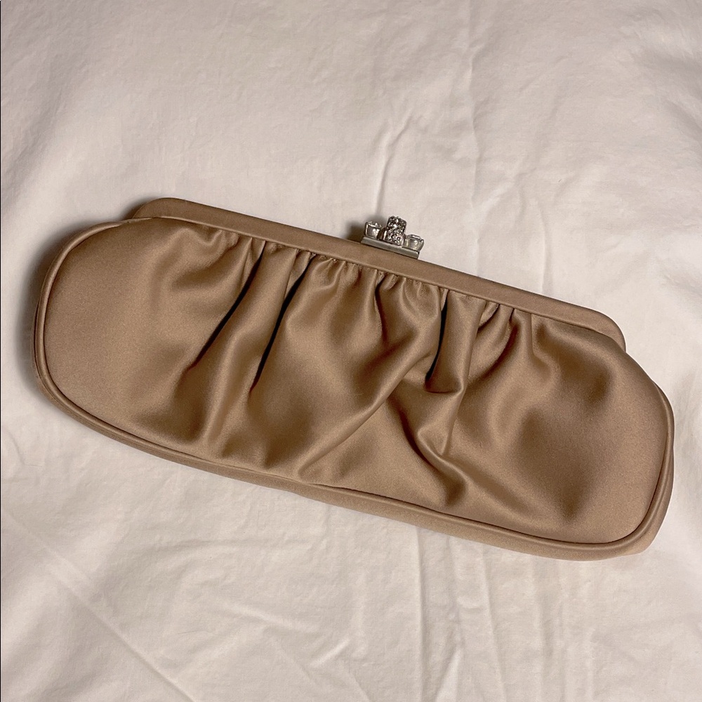 Elegant Tan Clutch Bag